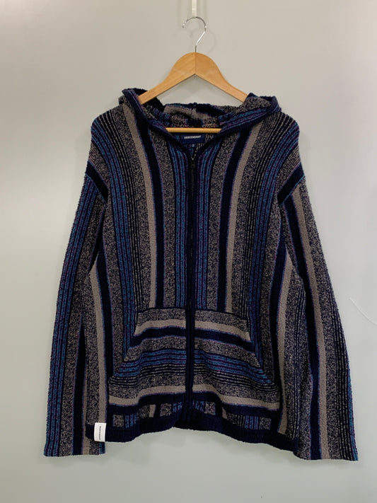 【中古品】【メンズ】 DESCENDANT ディセダント ZIP UP HOODIE ジップアップフーディ パーカ 141-260714-ta-11-min サイズ：2 カラー：マルチカラー 万代Net店