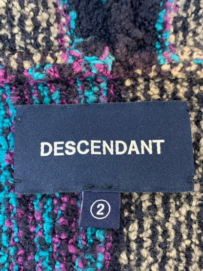 【中古品】【メンズ】 DESCENDANT ディセダント ZIP UP HOODIE ジップアップフーディ パーカ 141-260714-ta-11-min サイズ：2 カラー：マルチカラー 万代Net店