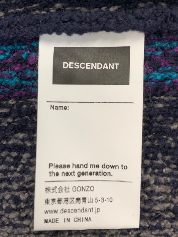 【中古品】【メンズ】 DESCENDANT ディセダント ZIP UP HOODIE ジップアップフーディ パーカ 141-260714-ta-11-min サイズ：2 カラー：マルチカラー 万代Net店