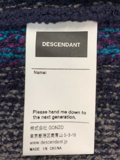 【中古品】【メンズ】 DESCENDANT ディセダント ZIP UP HOODIE ジップアップフーディ パーカ 141-260714-ta-11-min サイズ：2 カラー：マルチカラー 万代Net店