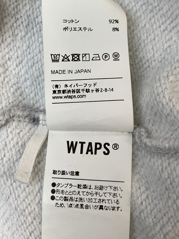 【現状渡し品】【メンズ】 WTAPS ダブルタップス AXE DESIGN CREW NECK デザイン クルーネック 192ATDT-CSM14 SWEAT スウェット 142-260714-ta-13-min サイズ：2 カラー：グレー系 万代Net店