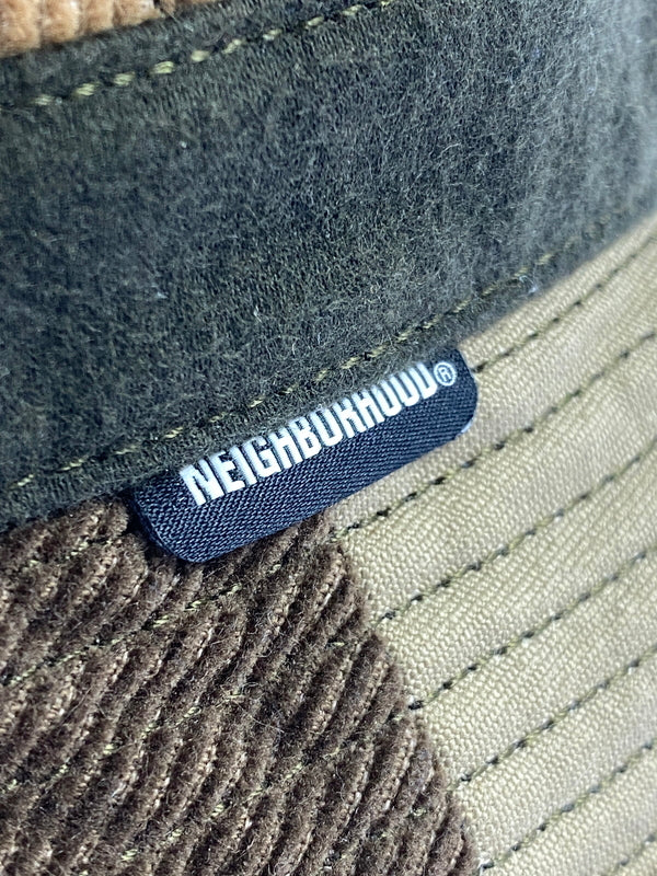 【中古品】【メンズ】 NEIGHBORHOOD ネイバーフッド 212YGNH-HT06 BUCKET PW CE HAT バケットハット 帽子 185-260719-AS-43-min サイズ：L カラー：ブラウン系 万代Net店