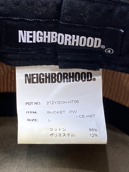【中古品】【メンズ】 NEIGHBORHOOD ネイバーフッド 212YGNH-HT06 BUCKET PW CE HAT バケットハット 帽子 185-260719-AS-43-min サイズ：L カラー：ブラウン系 万代Net店