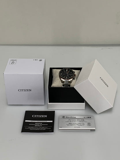 【中古品】【メンズ】 CITIZEN シチズン H800-A1CN206 ECO DRIVE ATTESA アナログ ソーラー腕時計 197-260719-AS-3-min カラー：シルバー 万代Net店