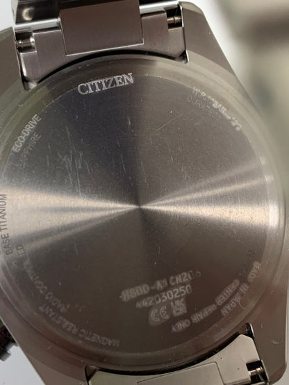 【中古品】【メンズ】 CITIZEN シチズン H800-A1CN206 ECO DRIVE ATTESA アナログ ソーラー腕時計 197-260719-AS-3-min カラー：シルバー 万代Net店
