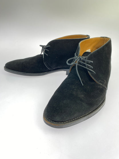 【中古品】【メンズ】 REGAL リーガル 708R スエード チャッカブーツ 靴 シューズ 165-260719-AS-28-min サイズ：26 カラー：ブラック 万代Net店