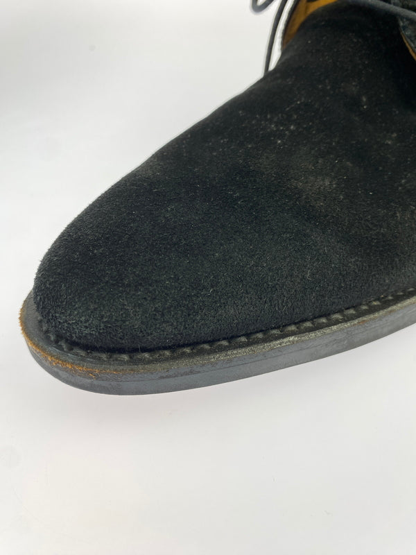 【中古品】【メンズ】 REGAL リーガル 708R スエード チャッカブーツ 靴 シューズ 165-260719-AS-28-min サイズ：26 カラー：ブラック 万代Net店