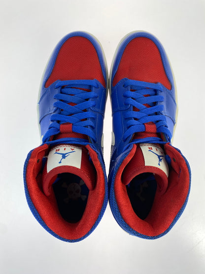 【中古品】【メンズ】 NIKE ナイキ 554724-407 AIR JORDAN 1 MID 靴 シューズ スニーカー 160-260719-AS-11-min サイズ：26.5cm カラー：ブルー/レッド 万代Net店