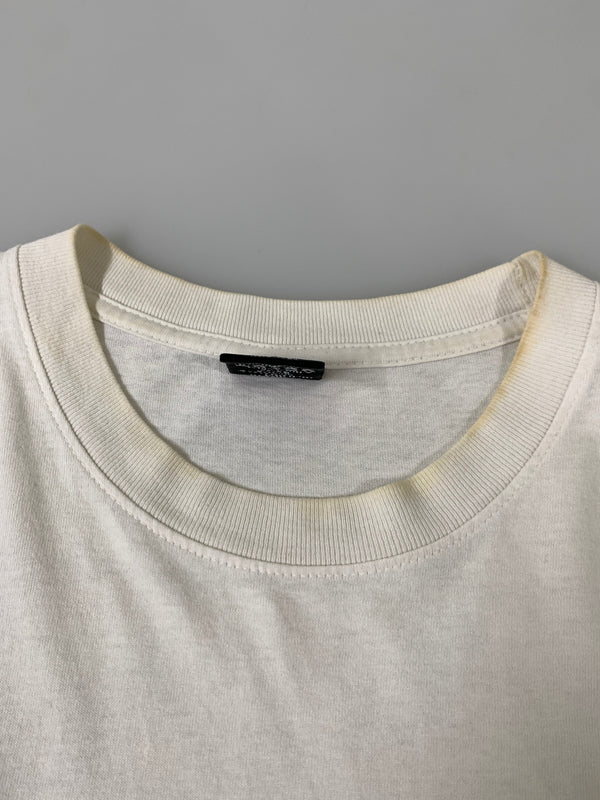 【中古品】【メンズ】 STUSSY ステューシー PEACE HAND PIGMENT DYED TEE ピース ハンド ピグメント ダイ 半袖Tシャツ メンズ トップス 142-260720-em-58-min サイズ：Ｌ カラー：ホワイト 万代Net店