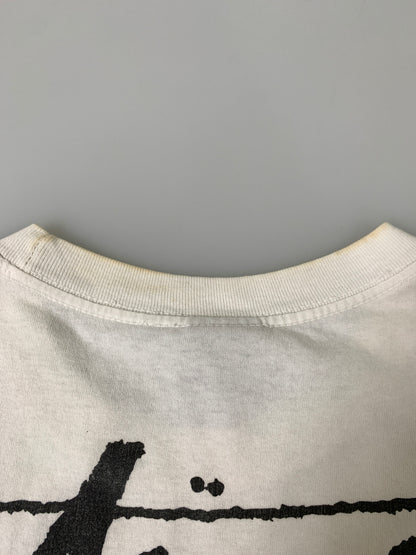 【中古品】【メンズ】 STUSSY ステューシー PEACE HAND PIGMENT DYED TEE ピース ハンド ピグメント ダイ 半袖Tシャツ メンズ トップス 142-260720-em-58-min サイズ：Ｌ カラー：ホワイト 万代Net店