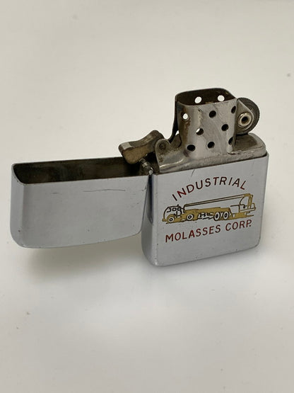 【中古品】【メンズ】 ZIPPO ジッポ PAT2517191 50'S INDUSTRIAL MOLASSES CORP フルスタンプ オイルライター 喫煙具 206-260719-AS-6-min カラー：シルバー 万代Net店