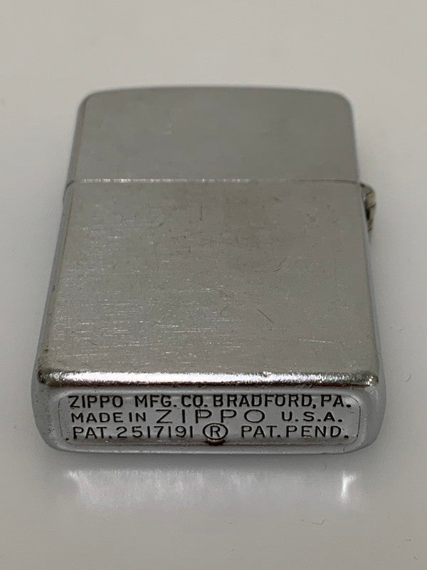 【中古品】【メンズ】 ZIPPO ジッポ PAT2517191 50'S INDUSTRIAL MOLASSES CORP フルスタンプ オイルライター 喫煙具 206-260719-AS-6-min カラー：シルバー 万代Net店