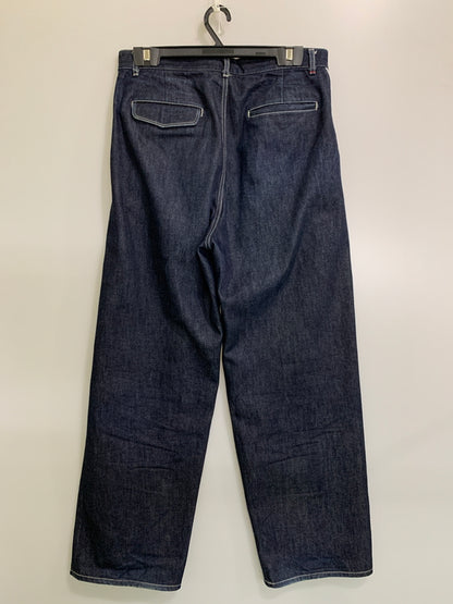 【中古品】【メンズ】 GRAPHPAPER グラフペーパー 22SS SELVAGE DENIM TWO TUCK PANTS GU221-40030B セルビッジデニム ツータックパンツ メンズ ボトムス 151-260717-em-18-min カラー：インディゴブルー 万代Net店