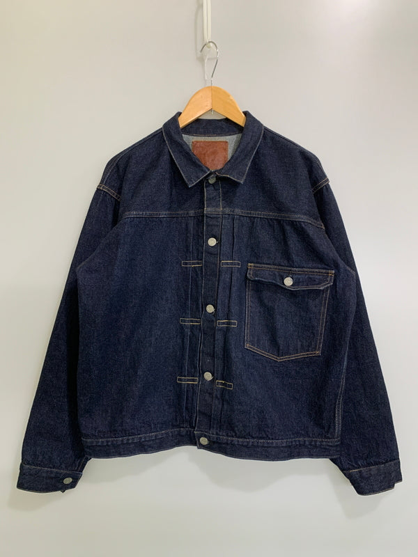 【中古品】【メンズ】 LENO リノ 1ST TYPE 13.5OZ BRENDA BIG TRUCKER JACKET H-JJ003 ブレンダ ビッグトラッカージャケット デニムジャケット メンズ 140-260717-em-11-min サイズ：03 カラー：インディゴブルー 万代Net店