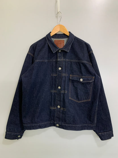 【中古品】【メンズ】 LENO リノ 1ST TYPE 13.5OZ BRENDA BIG TRUCKER JACKET H-JJ003 ブレンダ ビッグトラッカージャケット デニムジャケット メンズ 140-260717-em-11-min サイズ：03 カラー：インディゴブルー 万代Net店