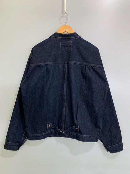 【中古品】【メンズ】 LENO リノ 1ST TYPE 13.5OZ BRENDA BIG TRUCKER JACKET H-JJ003 ブレンダ ビッグトラッカージャケット デニムジャケット メンズ 140-260717-em-11-min サイズ：03 カラー：インディゴブルー 万代Net店