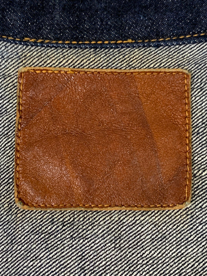 【中古品】【メンズ】 LENO リノ 1ST TYPE 13.5OZ BRENDA BIG TRUCKER JACKET H-JJ003 ブレンダ ビッグトラッカージャケット デニムジャケット メンズ 140-260717-em-11-min サイズ：03 カラー：インディゴブルー 万代Net店