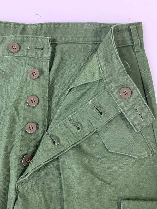 【中古品】【メンズ】 スウェーデン軍 M-59 カーゴパンツ ボトムス ミリタリー 157-260718-AS-5-min サイズ：下記参照 カラー：オリーブグリーン 万代Net店