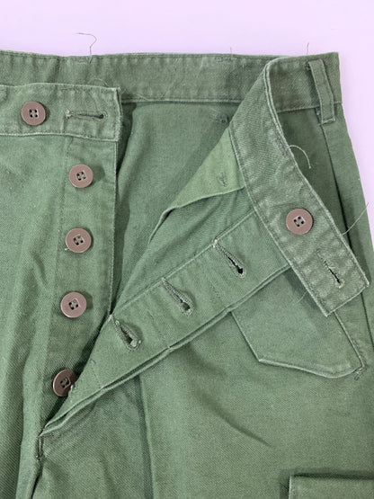 【中古品】【メンズ】 スウェーデン軍 M-59 カーゴパンツ ボトムス ミリタリー 157-260718-AS-5-min サイズ：下記参照 カラー：オリーブグリーン 万代Net店