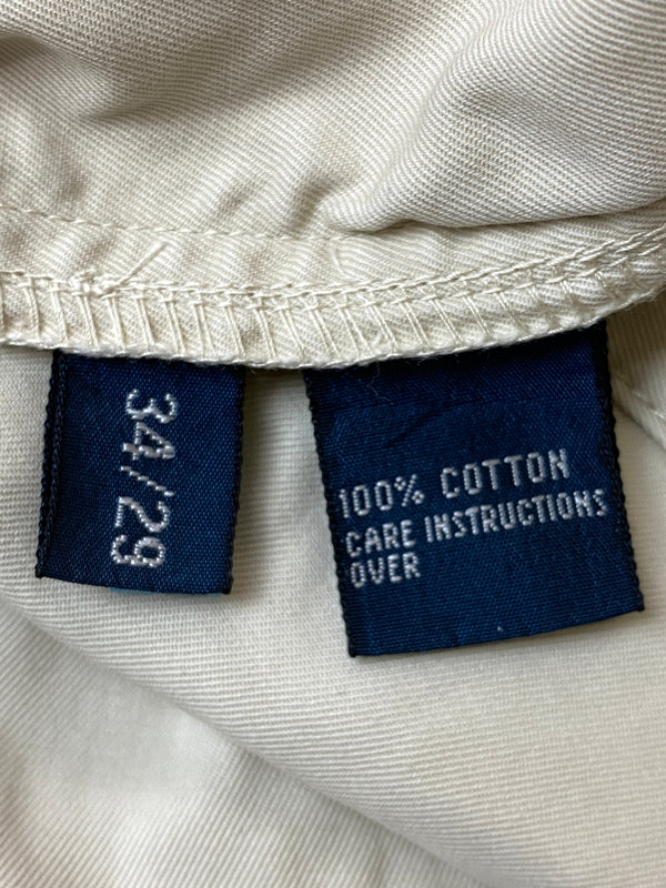 【中古品】【メンズ】 POLO RALPH LAUREN ポロ・ラルフローレン HAMMOND CHINO PANTS ハモンド チノパンツ メンズ ボトムス ヴィンテージ ポロチノ 157-260717-em-55-min サイズ：W34L29 カラー：アイボリー 万代Net店