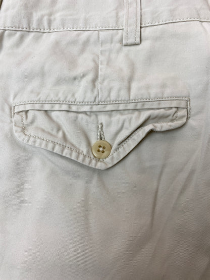 【中古品】【メンズ】 POLO RALPH LAUREN ポロ・ラルフローレン HAMMOND CHINO PANTS ハモンド チノパンツ メンズ ボトムス ヴィンテージ ポロチノ 157-260717-em-55-min サイズ：W34L29 カラー：アイボリー 万代Net店