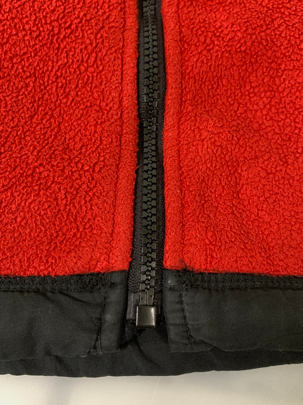 【中古品】【メンズ】 POLO RALPH LAUREN ポロ・ラルフローレン OLARTEC LOGO FLEECE JACKET フリースジャケット アウター 146-260729-AS-1-min サイズ：L カラー：レッド 万代Net店