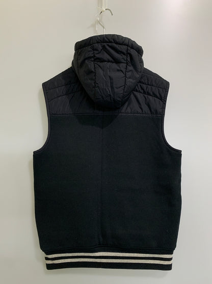 【中古品】【メンズ】 POLO RALPH LAUREN ポロ・ラルフローレン LOGO HOODED VEST ロゴフーデッドベスト フード ベストジャケット 147-260714-ta-42-min サイズ：S カラー：ブラック 万代Net店