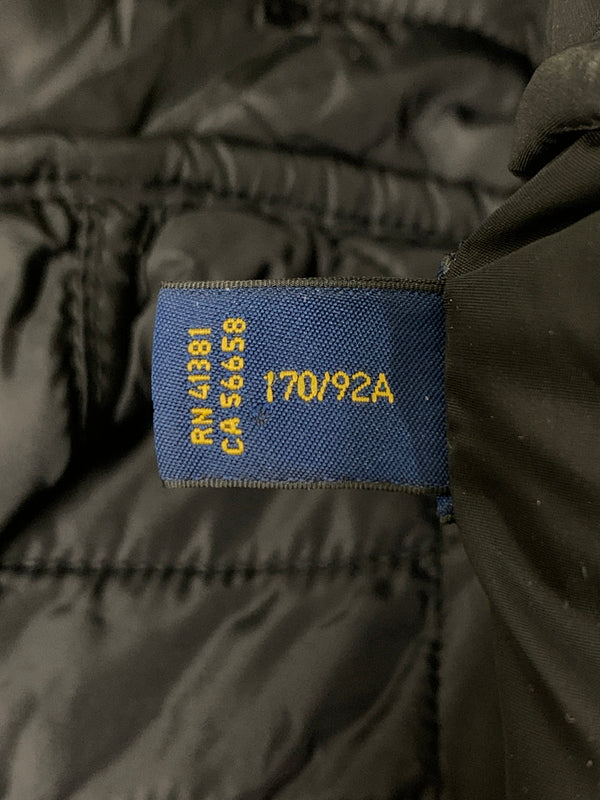 【中古品】【メンズ】 POLO RALPH LAUREN ポロ・ラルフローレン LOGO HOODED VEST ロゴフーデッドベスト フード ベストジャケット 147-260714-ta-42-min サイズ：S カラー：ブラック 万代Net店