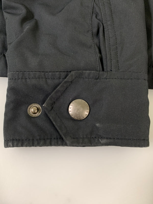 【中古品】【メンズ】 POLO RALPH LAUREN ポロ・ラルフローレン LOGO ZIP JACKET ロゴジップジャケット アウター 147-260729-AS-2-min サイズ：XS カラー：ブラック 万代Net店