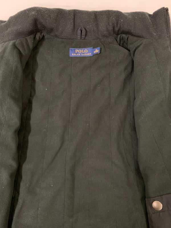 【中古品】【メンズ】 POLO RALPH LAUREN ポロ・ラルフローレン LOGO ZIP JACKET ロゴジップジャケット アウター 147-260729-AS-2-min サイズ：XS カラー：ブラック 万代Net店
