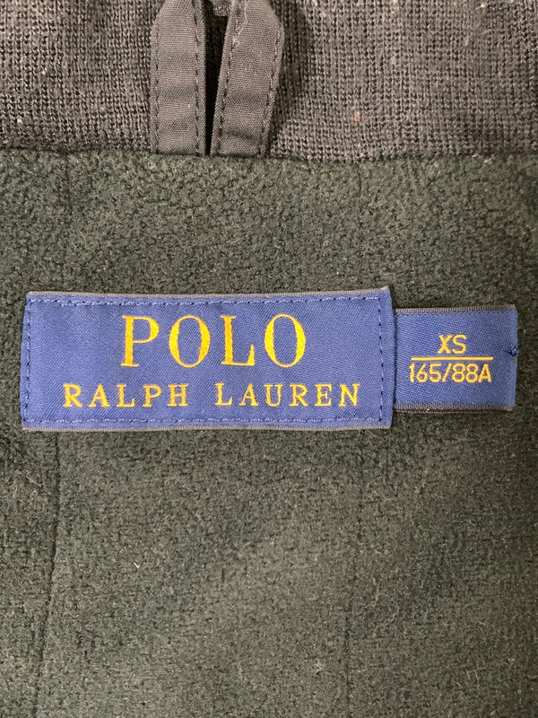 【中古品】【メンズ】 POLO RALPH LAUREN ポロ・ラルフローレン LOGO ZIP JACKET ロゴジップジャケット アウター 147-260729-AS-2-min サイズ：XS カラー：ブラック 万代Net店