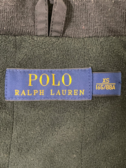 【中古品】【メンズ】 POLO RALPH LAUREN ポロ・ラルフローレン LOGO ZIP JACKET ロゴジップジャケット アウター 147-260729-AS-2-min サイズ：XS カラー：ブラック 万代Net店