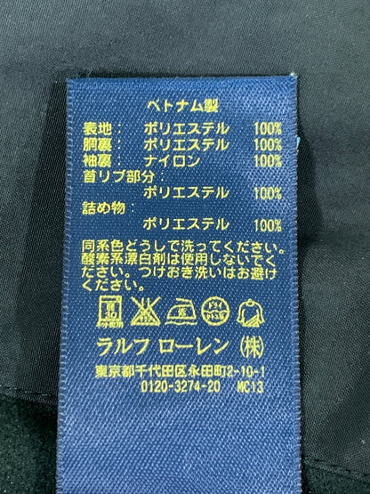【中古品】【メンズ】 POLO RALPH LAUREN ポロ・ラルフローレン LOGO ZIP JACKET ロゴジップジャケット アウター 147-260729-AS-2-min サイズ：XS カラー：ブラック 万代Net店