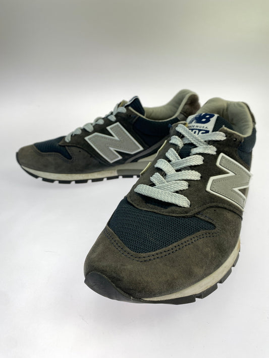 【中古品】【メンズ】 NEW BALANCE ニューバランス M996NAV 靴 シューズ スニーカー 162-260719-AS-17-min サイズ：27cm カラー：ネイビー(変色でグレーに近い色) 万代Net店