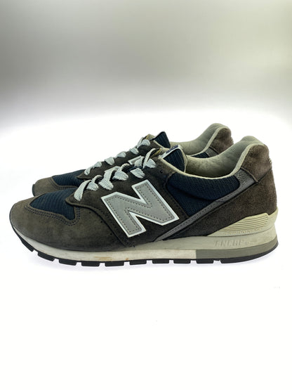 【中古品】【メンズ】 NEW BALANCE ニューバランス M996NAV 靴 シューズ スニーカー 162-260719-AS-17-min サイズ：27cm カラー：ネイビー(変色でグレーに近い色) 万代Net店