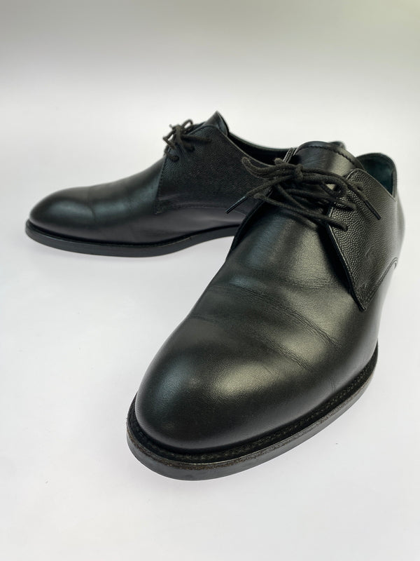 【中古品】【メンズ】 TOD'S トッズ ダービーシューズ 靴 レザー 165-260719-AS-27-min サイズ：6 1/2 カラー：ブラック 万代Net店