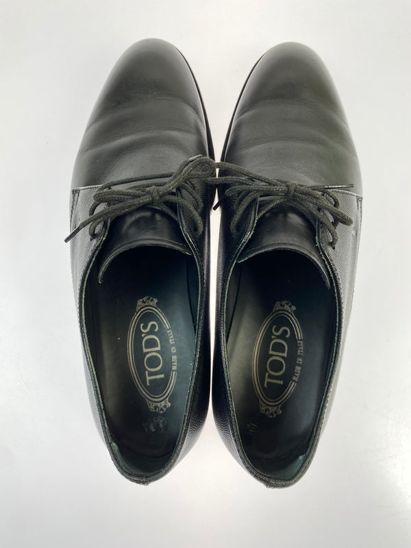 【中古品】【メンズ】 TOD'S トッズ ダービーシューズ 靴 レザー 165-260719-AS-27-min サイズ：6 1/2 カラー：ブラック 万代Net店