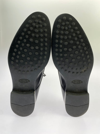 【中古品】【メンズ】 TOD'S トッズ ダービーシューズ 靴 レザー 165-260719-AS-27-min サイズ：6 1/2 カラー：ブラック 万代Net店