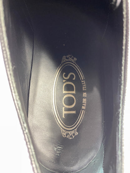 【中古品】【メンズ】 TOD'S トッズ ダービーシューズ 靴 レザー 165-260719-AS-27-min サイズ：6 1/2 カラー：ブラック 万代Net店