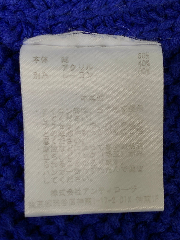 【中古品】【メンズ】 SANDWATERR サンドウォーター ORGANIZED CREW NECK SWEATER オーガナイズド クルー ネック セーター SW-K0101 ニット 140-260714-ta-38-min サイズ：3 カラー：ブルー 万代Net店