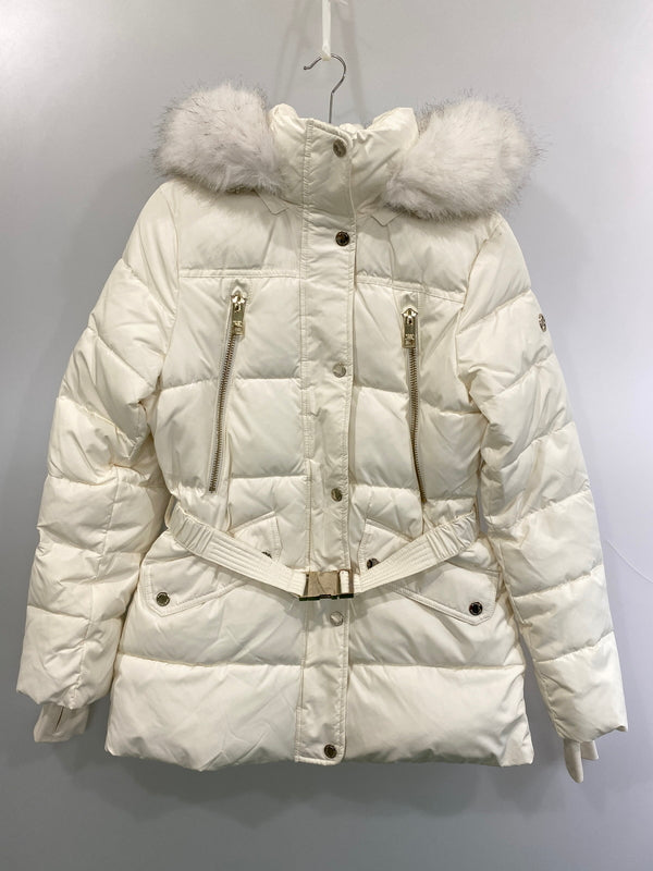 【中古品】【レディース】 MICHAEL KORS マイケルコース PUFFER JACKET 77C5471M42 中綿 ジャケット アウター 169-260731-yn-34-min サイズ：S カラー：ホワイト 万代Net店
