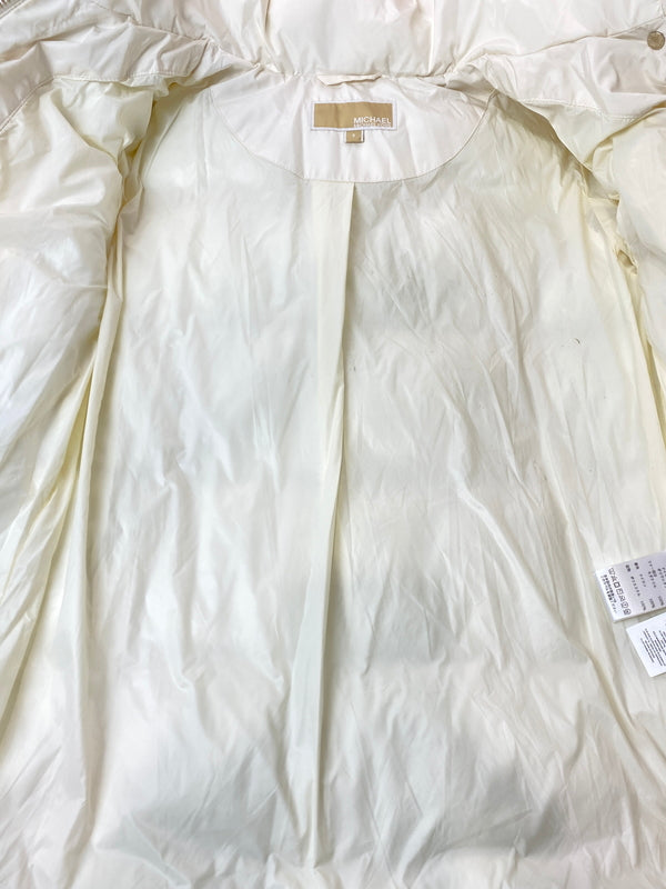 【中古品】【レディース】 MICHAEL KORS マイケルコース PUFFER JACKET 77C5471M42 中綿 ジャケット アウター 169-260731-yn-34-min サイズ：S カラー：ホワイト 万代Net店