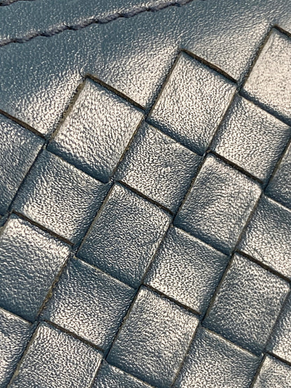 【中古品】【メンズ】 BOTTEGA VENETA ボッテガヴェネタ イントレチャートラウンドジップロングウォレット 長財布 181-260719-AS-31-min カラー：グリーン 万代Net店