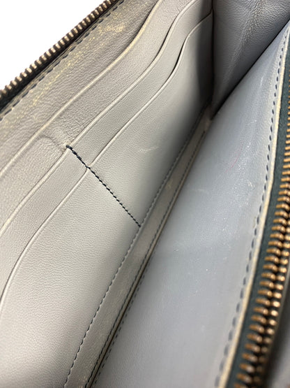 【中古品】【メンズ】 BOTTEGA VENETA ボッテガヴェネタ イントレチャートラウンドジップロングウォレット 長財布 181-260719-AS-31-min カラー：グリーン 万代Net店