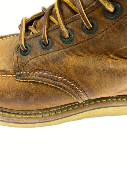 【現状渡し品】【メンズ/レディース】 RED WING レッドウィング 1907 6-INCH CLASSIC MOC 靴 シューズ ブーツ 164-260719-AS-22-min サイズ：25.5cm カラー：ブラウン 万代Net店
