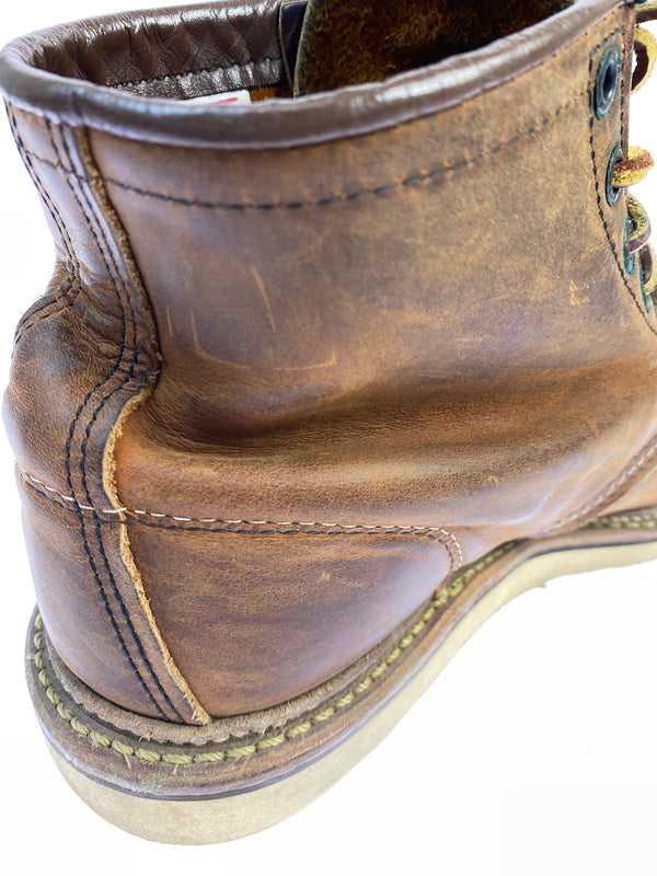 【現状渡し品】【メンズ/レディース】 RED WING レッドウィング 1907 6-INCH CLASSIC MOC 靴 シューズ ブーツ 164-260719-AS-22-min サイズ：25.5cm カラー：ブラウン 万代Net店