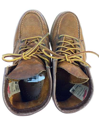 【現状渡し品】【メンズ/レディース】 RED WING レッドウィング 1907 6-INCH CLASSIC MOC 靴 シューズ ブーツ 164-260719-AS-22-min サイズ：25.5cm カラー：ブラウン 万代Net店
