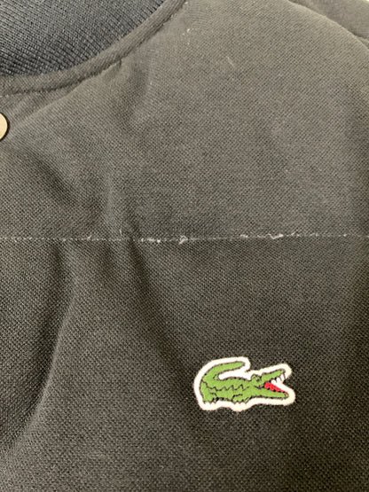 【中古品】【メンズ】 LACOSTE ラコステ BH101EL PIQUE DOWN JACKET ダウンベスト アウター 147-260718-AS-17-min サイズ：US S カラー：ブラック 万代Net店