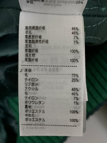 【中古品】【メンズ】 LACOSTE ラコステ WOOL BLEND STADIUM JACKET ウールブレンドスタジアムジャケット BH0562 スタジャン 147-260714-ta-21-min サイズ：S カラー：ネイビー/ベージュ 万代Net店