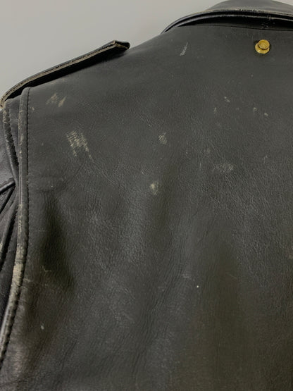 【中古品】【メンズ】 SCHOTT ショット DOUBLE RIDERS JACKET ダブルライダースジャケット 145-260714-ta-20-min サイズ：40 カラー：ブラック 万代Net店